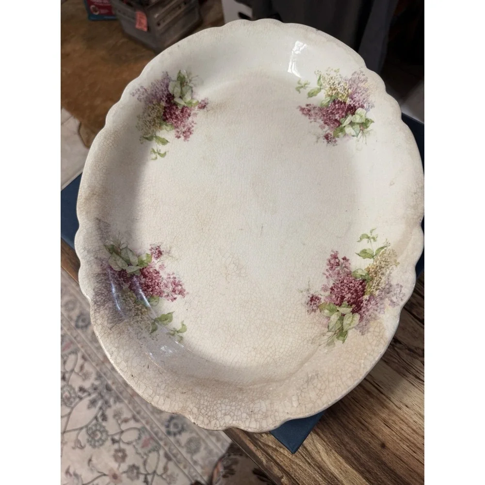 Antique Bavaria Porcelain Wash Basin Bowl 15